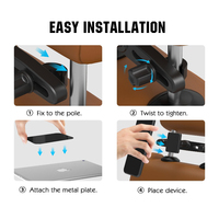 Support magnétique réglable pour tablette, modèle exclusif, pour siège arrière de voiture, support dédié pour iPad et téléphone