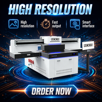 NEWIN I3200 Ricoh/ I3200 Printer Inkjet UV Flatbed Otomatis Kecepatan Tinggi PVC/Kaca/Kayu/Plastik/Akrilik-Label/Kartu Kustom
