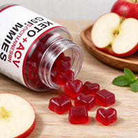 Gummies de Cétones Naturelles OEM/ODM, Suppléments Probiotiques au Vinaigre de Cidre de Pomme, Gummies de Fibres Alimentaires Expédiés Directement de l'Usine