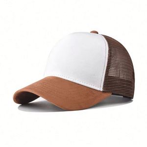 Custom Heat Transfer Printed Logo New Spring Summer Outdoor Baseball Hat Men's Women's Blank Suede Plain Mesh Sporty Formal - Product Image 2