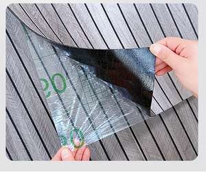 Placa de rejilla autoadhesiva Panel de pared estriado para sala de estar Fondo de TV Fácil de instalar Peel Stick Wallpapers Anti-colisión - Product Image 5