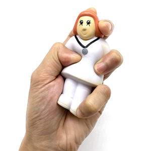 ลูกบอลบีบคลายเครียด PU Foam ปลอดสารพิษ สำหรับแพทย์หญิง พิมพ์โลโก้ได้ ของเล่นบีบเพื่อสุขภาพ สำหรับใช้เป็นของแจก - Product Image 1