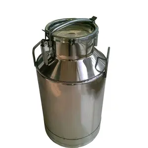 high capacity stainless steel transparent milk bucket fordiary farm equipment