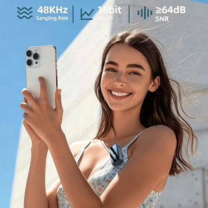 SX62 <b>wireless</b> lavalier <b>microphone</b>, ultra lightweight, noise cancelling, battery life of up to 48 hours, - Product Image 6