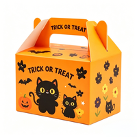 Boîtes de fête d'Halloween en gros pour enfants, pour cupcakes, avec logo personnalisé, emballage en papier pour friandises ou farces, usine d'emballage pour pâtisseries