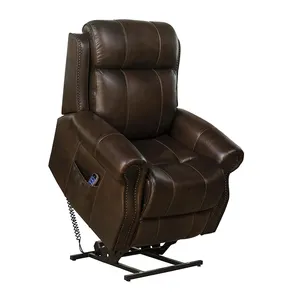 流行的电动升降机躺椅沙发，带按摩和加热功能，适用于老年人电动升降椅
