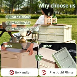 Dog Toy Basket with Handles Portable Stuff Organizer Outdoor Table Function Car Trunk RV Trip Picnic Storage Box - Product Image 4
