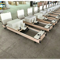 Equipo de Pilates Plegable de Alta Calidad con Pedales y 6 Resortes, Ajustable en Altura, de Madera de Arce, Venta al por Mayor