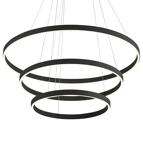 High end led ring chandelier lamp ring chandelier bedroom living dining room chandelier ring lamp circle ceiling lights
