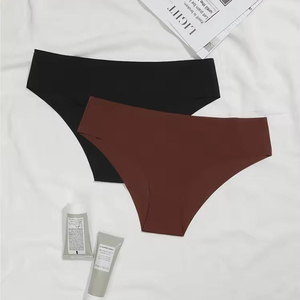 Culottes <span class=keywords><strong>string</strong></span> hipster taille basse personnalisées avec logo, sexy, sans coutures, respirantes et confortables pour le quotidien – Vente en gros - Product Image 5
