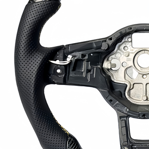 Volant en fibre de carbone LED amélioré (ancien modèle) pour Volkswagen VW Golf 7 6 5 MK5 MK6 MK7 GTI GTD <span class=keywords><strong>R</strong></span> Polo GTI CC Passat <span class=keywords><strong>Tiguan</strong></span> - Product Image 4