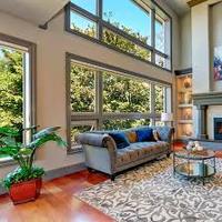 Ventanas Modernas de Lujo con Marco de Aluminio, Rotura de Puente Térmico, Doble Acristalamiento, Personalizadas para Casa o Villa