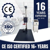 Machine d'essai de chute à aile unique électrique 300-1500 mm certifiée CE pour test d'impact des boîtes d'emballage, équipement de laboratoire