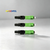 Conector de Fibra Óptica SC APC Profesional para Construcción de Redes Ópticas, Conector Rápido de Fibra Óptica