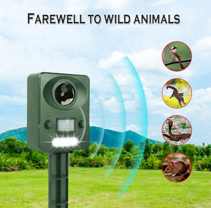 2025 <span class=keywords><strong>répulsif</strong></span> animal à ultrasons amélioré à énergie solaire ferme cour jardin raton laveur dissuasif singe cerf chat <span class=keywords><strong>répulsif</strong></span> étanche - Product Image 2