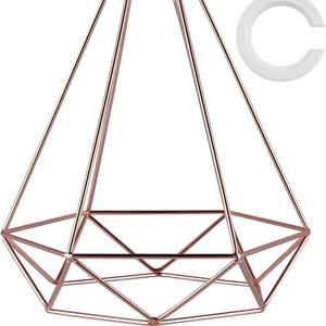 Lampe murale en forme de cage à oiseaux en fer écologique faite à la main, très vendue, avec finition thermolaquée pour une utilisation en intérieur - Product Image 4