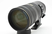 Objectif pour Appareil Photo Numérique HFT Professionnel AF-S Nikkor 70-200mm F/2.8G ED VR II Zoom Plein Format en Aluminium avec 9 Lamelles
