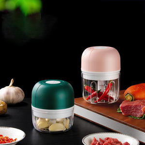 Presse-ail sans fil USB CL123 en gros, hachoir à piments, accessoires de cuisine, mini-broyeur 250 ml - Product Image 1