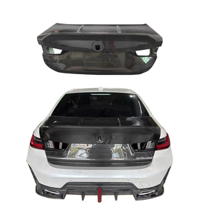 Vente en gros de nouveaux arrivages personnalisés : <span class=keywords><strong>coffre</strong></span> <span class=keywords><strong>arrière</strong></span> en fibre de carbone noire style CSL pour BMW Série 3 M3 G80 M4 G82 2020-2022 – Amélioration - Product Image 1