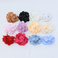 Têtes de fleurs d'hortensia artificielles multicolores en soie pour les arrangements floraux de mariage, la fête des mères, Pâques, Noël, les murs