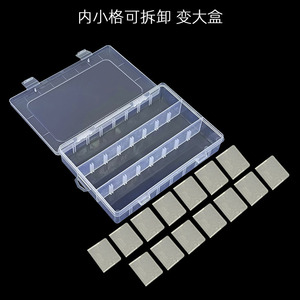 Transparent 24 Compartment Detachable Storage <b>Box</b> For <b>Tools</b> Paintbrush <b>Small</b> Accessories Desktop Organization - Product Image 5