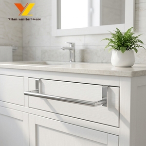 Stainless Steel Bathroom <strong>Towel</strong> <strong>Rail</strong> <strong>Over</strong> <strong>Door</strong> Heater <strong>Towel</strong> Rack with Brass Material for Hotels - Product Image 2