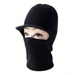 Winter Warm Masked <b>Hat</b> Ear Protection Acrylic Knitted Balaclava <b>Hat</b> - Product Image 2