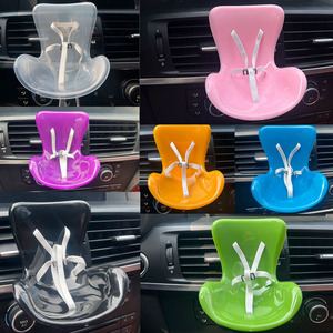 Labubu Popular Style Cartoon Toy Air Conditioning Outlet Aromatherapy <b>Clip</b> <b>Car</b> Safety Seat Decoration in Plastic Toy Accessories - Product Image 5