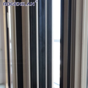 Fenêtre à battant ultra-étroite en aluminium <span class=keywords><strong>de</strong></span> style américain Rogenilan, à <span class=keywords><strong>double</strong></span> <span class=keywords><strong>vitrage</strong></span>, économie d'énergie, pour maisons - Product Image 6