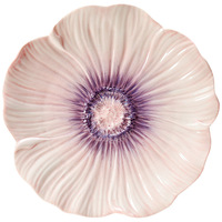 Ensemble de bols et d'assiettes en céramique florale sous glaçure violette, assiette à dessert, bols à salade et à riz, assiette à fruits, passe au micro-ondes, usage domestique et hôtelier