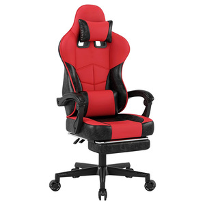 Gaming <b>Chair</b> PU Leather Reclining Height Adjustable Swivel <b>Chair</b> For Home Office <b>Study</b> Room D953 - Product Image 5