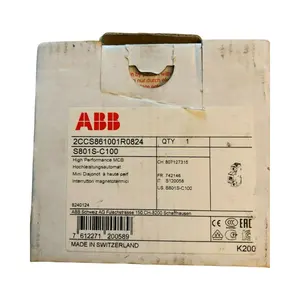 ONE ยี่ห้อ ABB S801S-C100 ประสิทธิภาพสูง MCB จัดส่งที่รวดเร็ว S801S-C100