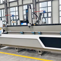 Máquina de Perforación y Fresado CNC Automática WEIKE de 3200 mm, Maquinaria para Fabricación de Ventanas de Aluminio para Fábrica de Muros Cortina