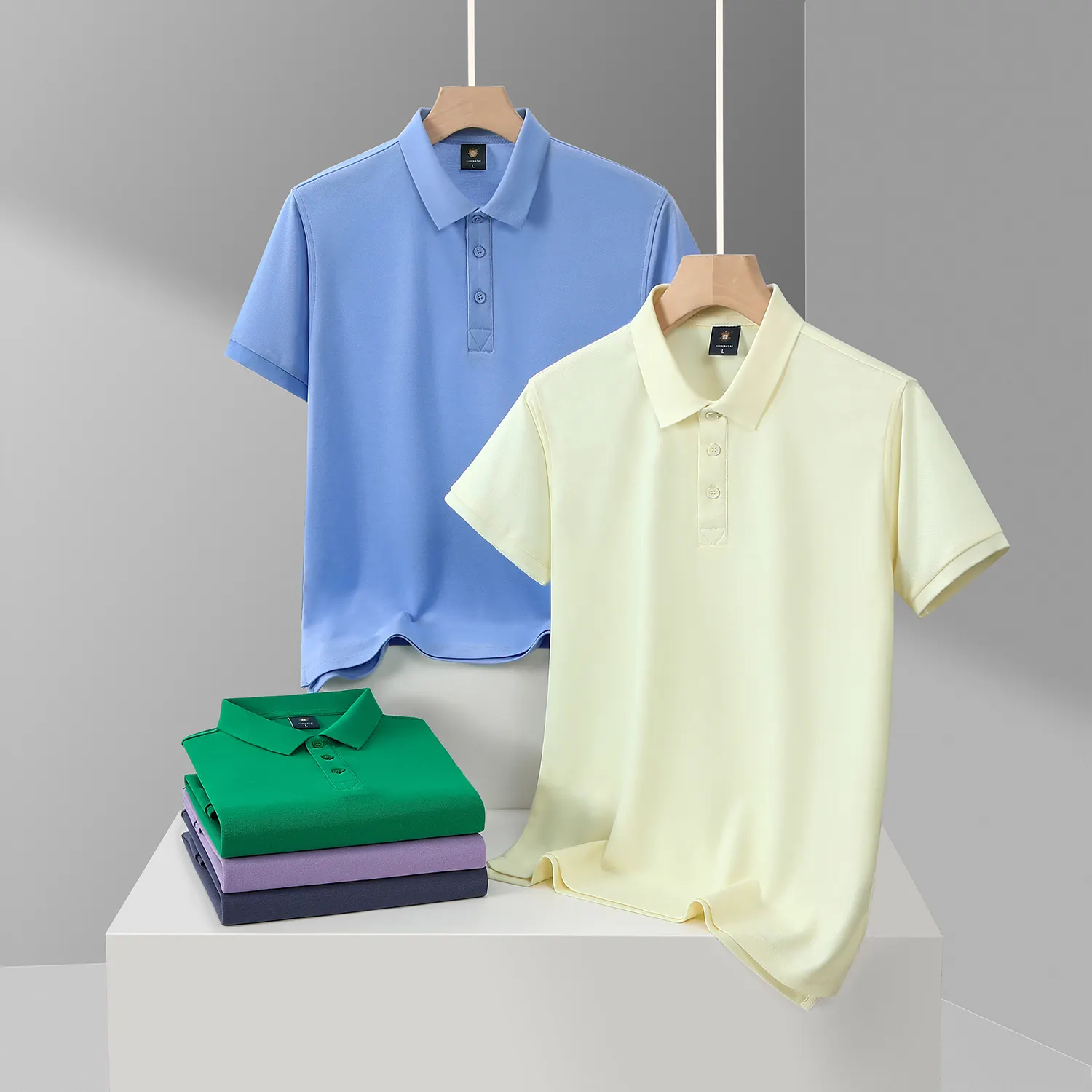 Рубашка Поло для гольфа с принтом логотипа, простая хлопковая сублимационная Мужская рубашка поло для мужчин