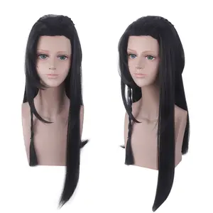 Anime Heaven Benedizione ufficiale Cosplay parrucca nera per uomo di Halloween Costume Cosplay parrucca per capelli maschili