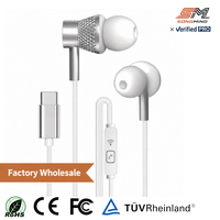 Écouteurs filaires numériques Type-C à puce intégrée, nouveau modèle exclusif, avec microphone intégré et prise jack 3,5 mm à tête ronde, vente en gros usine SONGMING