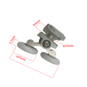 Ròng Rọc Cửa Kính Cho Phòng Tắm, Con Lăn Cửa Kính Cho Phòng Tắm, Thông Tư, Có Thể Trượt Bằng Thép Không Gỉ - Product Image 6