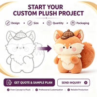 Fabricant OEM ODM de jouets en peluche personnalisés, cadeaux d'entreprise, jouets en peluche de dessins animés
