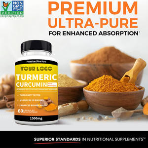 แคปซูลผงสมุนไพรขมิ้นชันแบบกำหนดเองสำหรับ OEM พร้อมสารสกัดจากพริกไทยดำ - Product Image 3