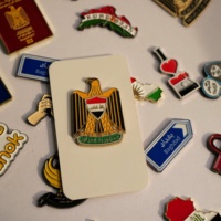 Pin Metálico Esmaltado Moderno y Elegante para Teléfono con Diseño de Cultura Regional y Mapa Nacional para Decoración de Fundas de Teléfono