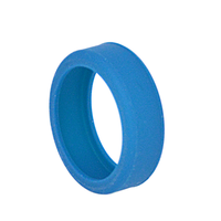 Bague en silicone Bague en caoutchouc silicone en plusieurs couleurs.
