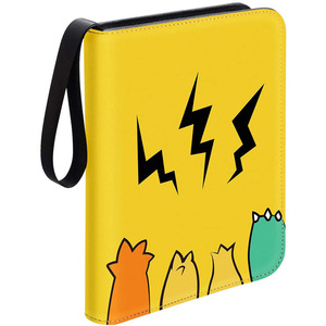 pokemon cards book holder Amazon.com: Card Binder 4 Pocket, Trading Card Holder Fits 400 Cards With  50 Removable Sleeves, Portable Collection Card Ablum, Game Card Case book  With Zipper for Gift, Red : Toys & Games main image 1