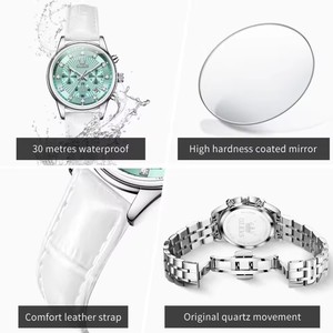 OLEVS 3669 impermeabile tre piccoli quadranti da <span class=keywords><strong>donna</strong></span> <span class=keywords><strong>orologio</strong></span> da <span class=keywords><strong>donna</strong></span> di lusso Top Brand <span class=keywords><strong>cinturino</strong></span> in <span class=keywords><strong>pelle</strong></span> classico quarzo Business Girl orologi - Product Image 5