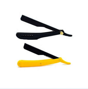 Maquinilla de afeitar para barbería, corte recto, garganta - Product Image 1