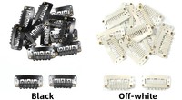 Clips à perruque en acier inoxydable en forme de U de qualité supérieure, avec 9 dents en caoutchouc, pour extensions de cheveux, outils invisibles, usage commercial, marque Ruisi