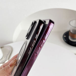 Étui de téléphone en TPU imperméable avec recharge magnétique sans fil de luxe <span class=keywords><strong>Juda</strong></span> pour 17 Pro Max, design uni - Product Image 4