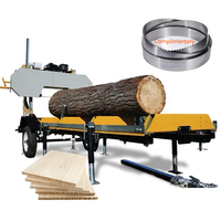 Portable Band Sawing Machine with Trailer, Mobile Sawmill