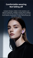 Écouteurs sans fil TWS semi intra-auriculaires en gros d'usine, stéréo HiFi, basses profondes, contrôle tactile, faible latence, affichage numérique Type-C, sport