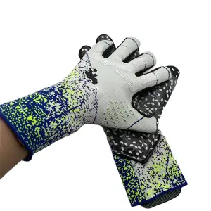 Professionele Keepershandschoenen 4Mm Latex Voetbal Keeper Handschoenen Ademend Voetbal Keeper Handschoenen Voor Jeugdspelers