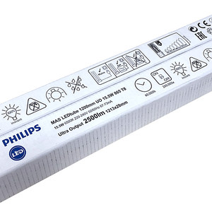 Tube <span class=keywords><strong>LED</strong></span> PHILIPS <span class=keywords><strong>T8</strong></span> MASTER, alimentation à une extrémité, 15 mètres, 14W, haute luminosité, PVC, 12 températures de couleur, blanc chaud, pour jardin - Product Image 1